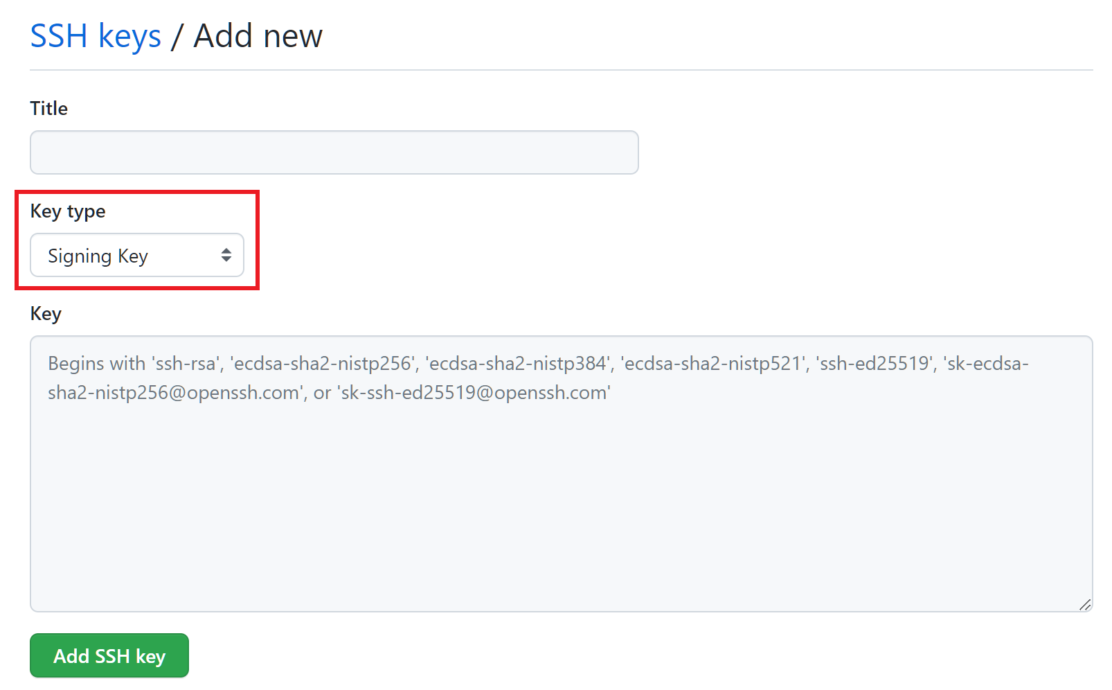 github-ssh-signing-key-add
